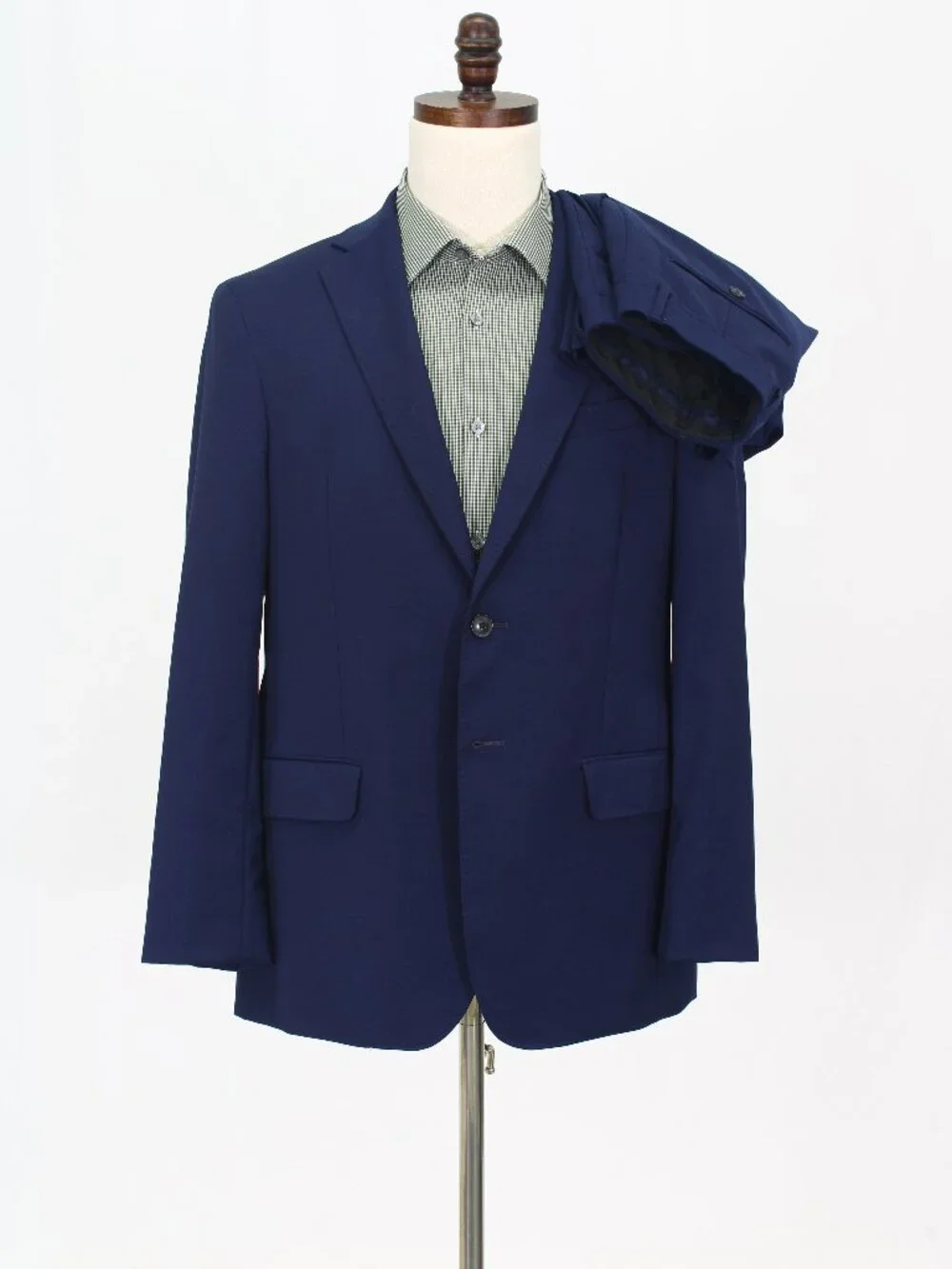 Jos. A. Bank 40R 33x29 Blue Full Suit 2-Button Solid R960
